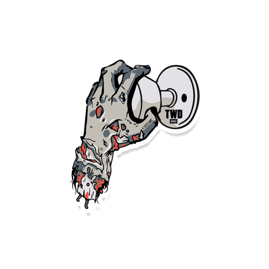 The Walking Dead Doorknob Removable Sticker