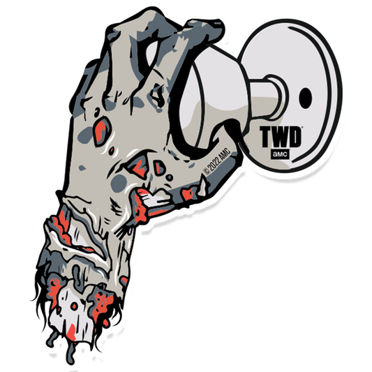 The Walking Dead Doorknob Removable Sticker