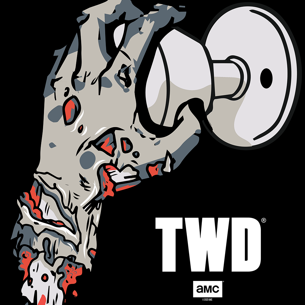 The Walking Dead Doorknob Glossy Poster