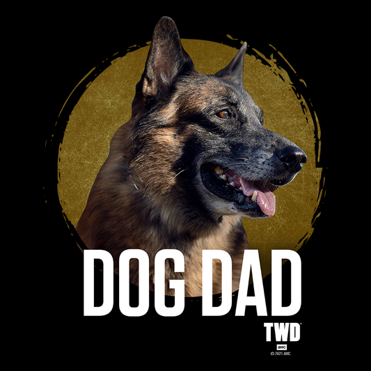 The Walking Dead Dog Dad Adult Short Sleeve T-Shirt