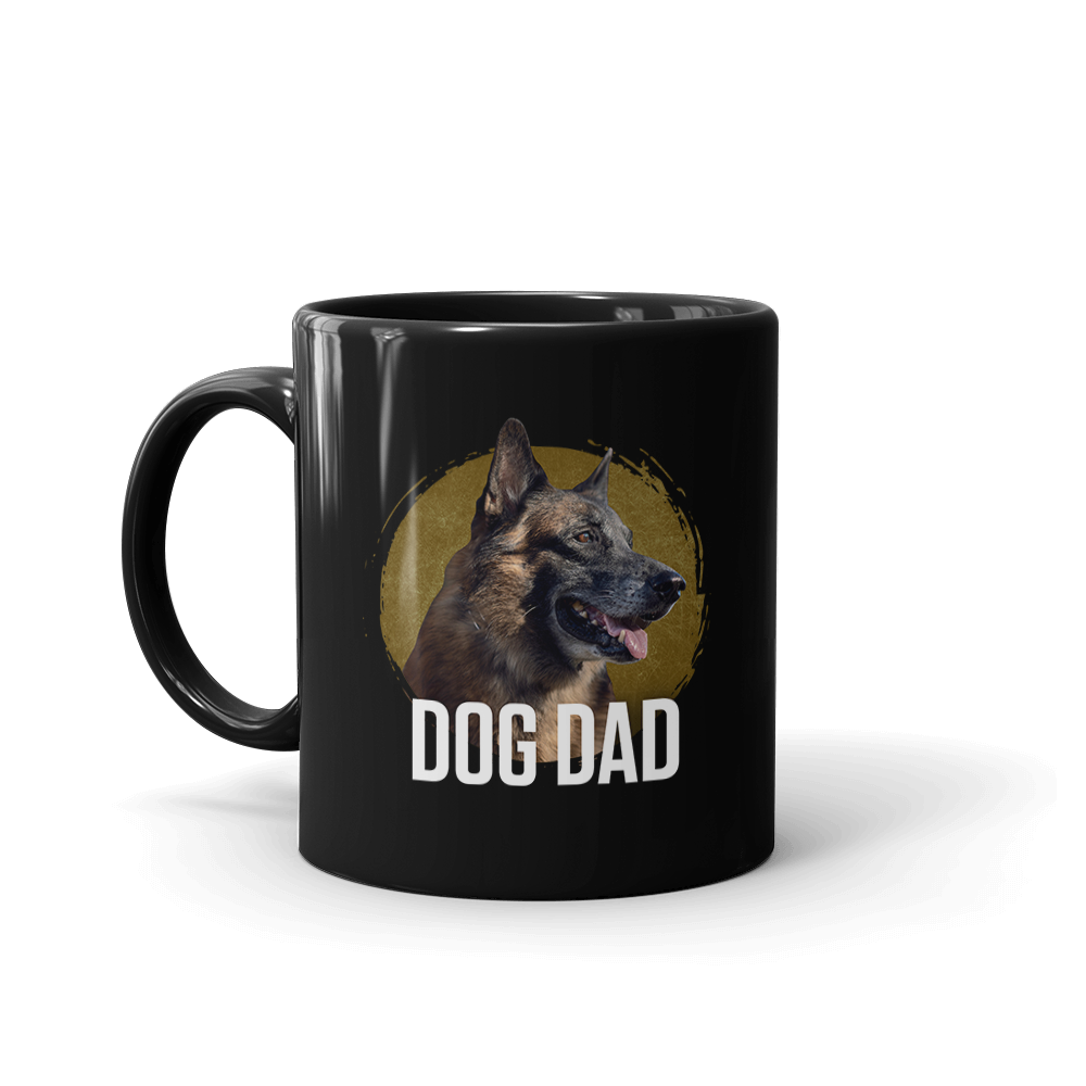 The Walking Dead Dog Dad Black Mug