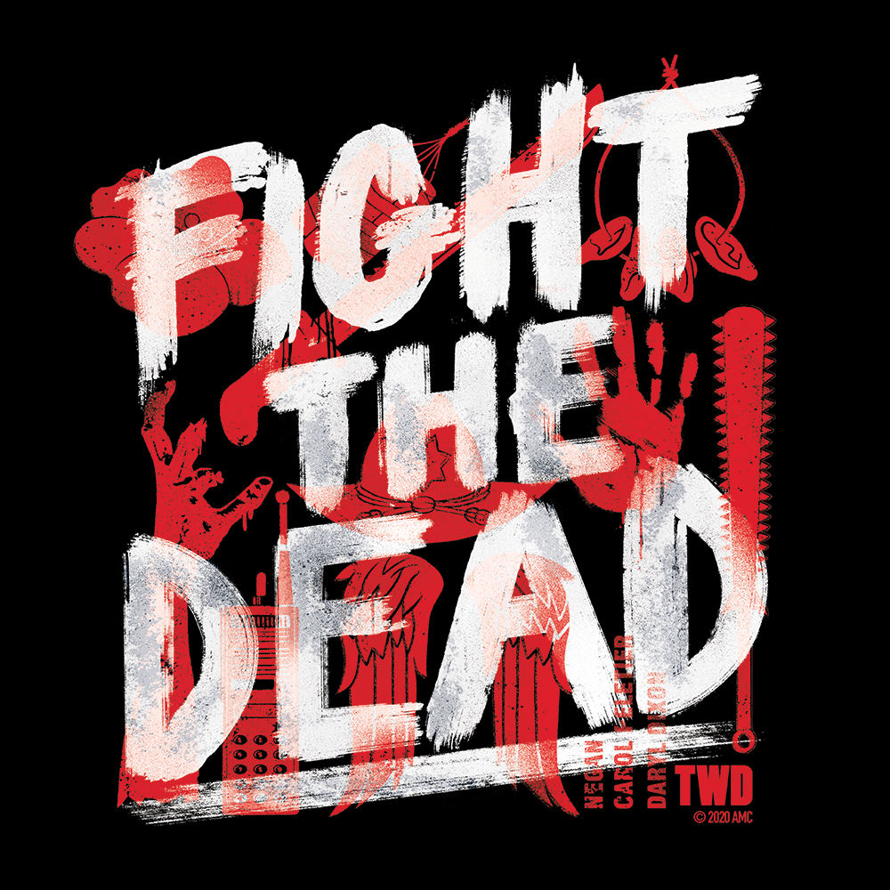 The Walking Dead Fight The Dead Fleece Crewneck Sweatshirt