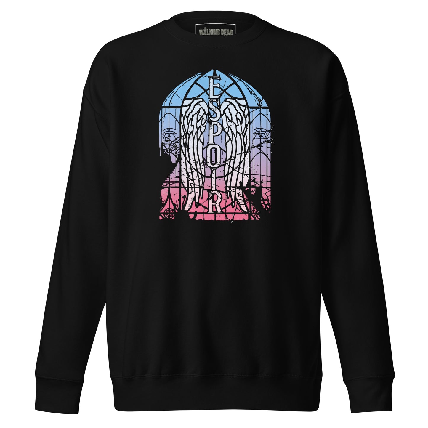 The Walking Dead Daryl Dixon Stained Glass Adult Sweatshirt