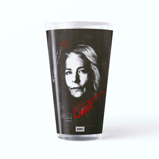 The Walking Dead Carol Graffiti Drinking Glass