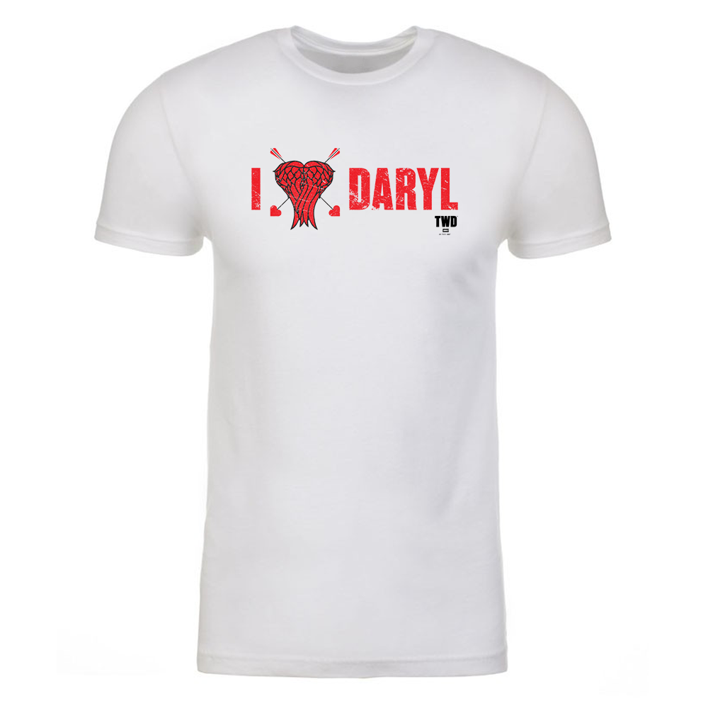 The Walking Dead I Heart Daryl Adult Short Sleeve T-Shirt