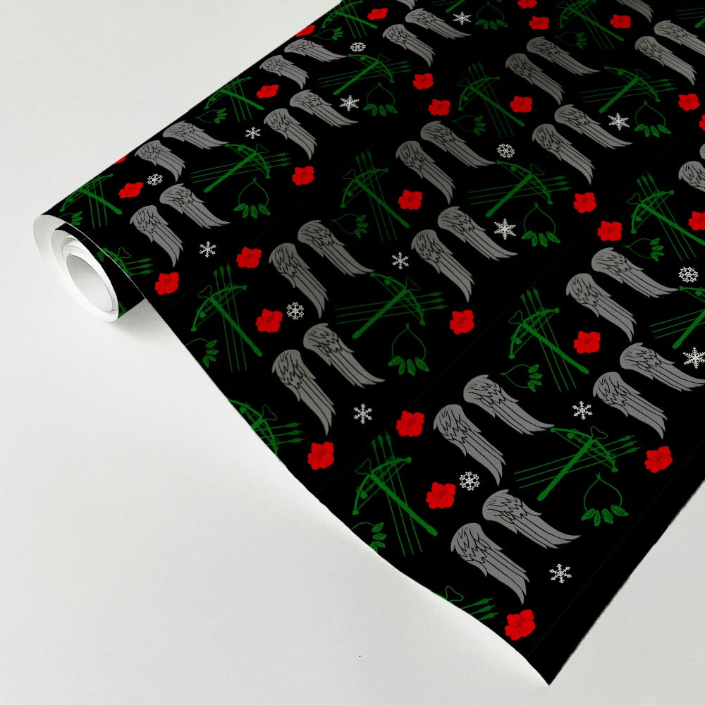 The Walking Dead Holiday Pattern Wrapping Paper