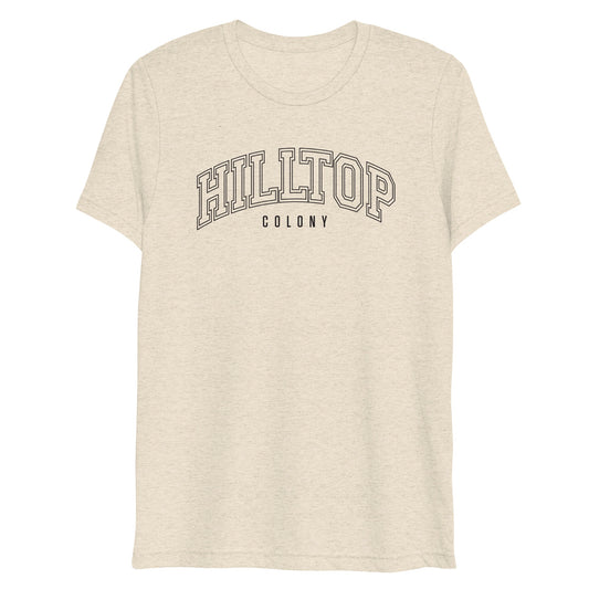 The Walking Dead Hilltop Collegiate Adult Tri-Blend T-Shirt