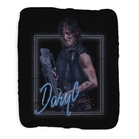 The Walking Dead Heartthrob Daryl Sherpa Blanket