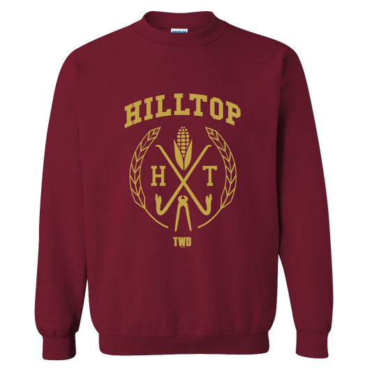 The Walking Dead Hilltop Collegiate Fleece Crewneck Sweatshirt