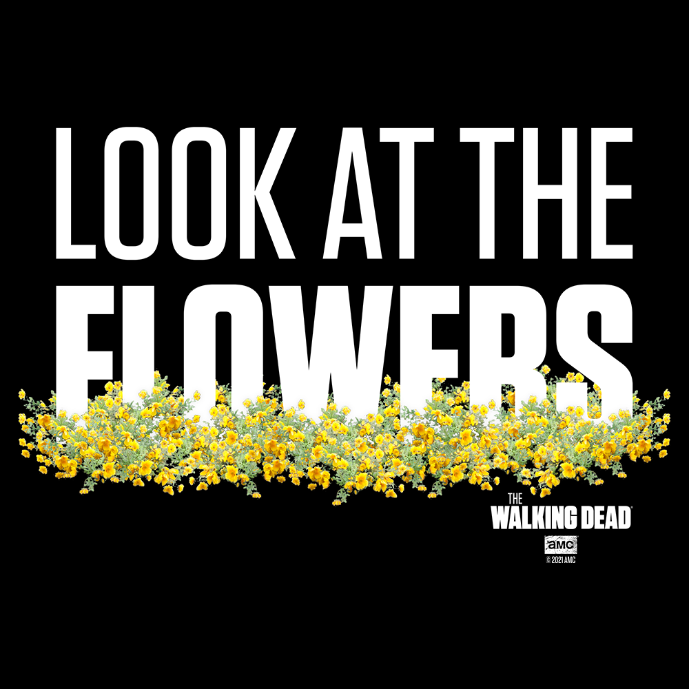 The Walking Dead Look At The Flowers Adult Short Sleeve T-Shirt