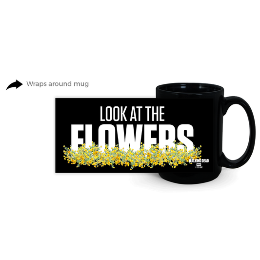 The Walking Dead Look At The Flowers Black Mug