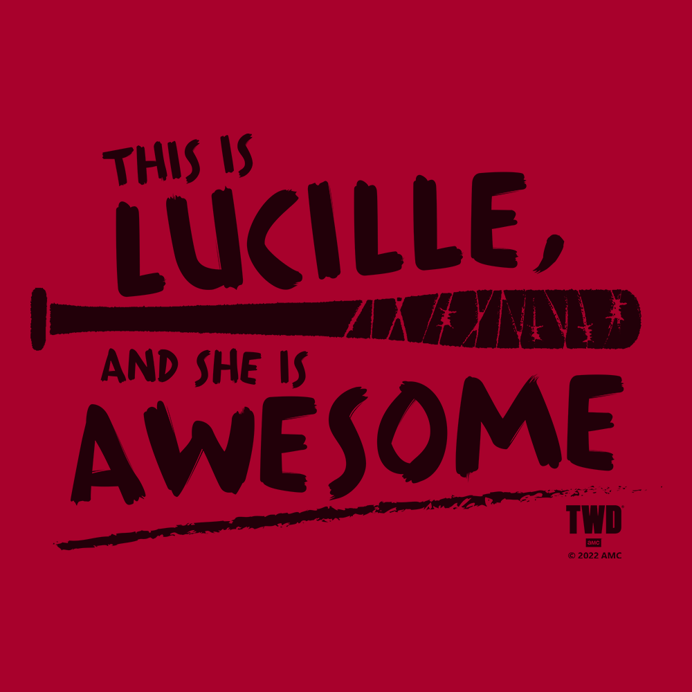 The Walking Dead Lucille Is Awesome Women's Short Sleeve T-Shirt