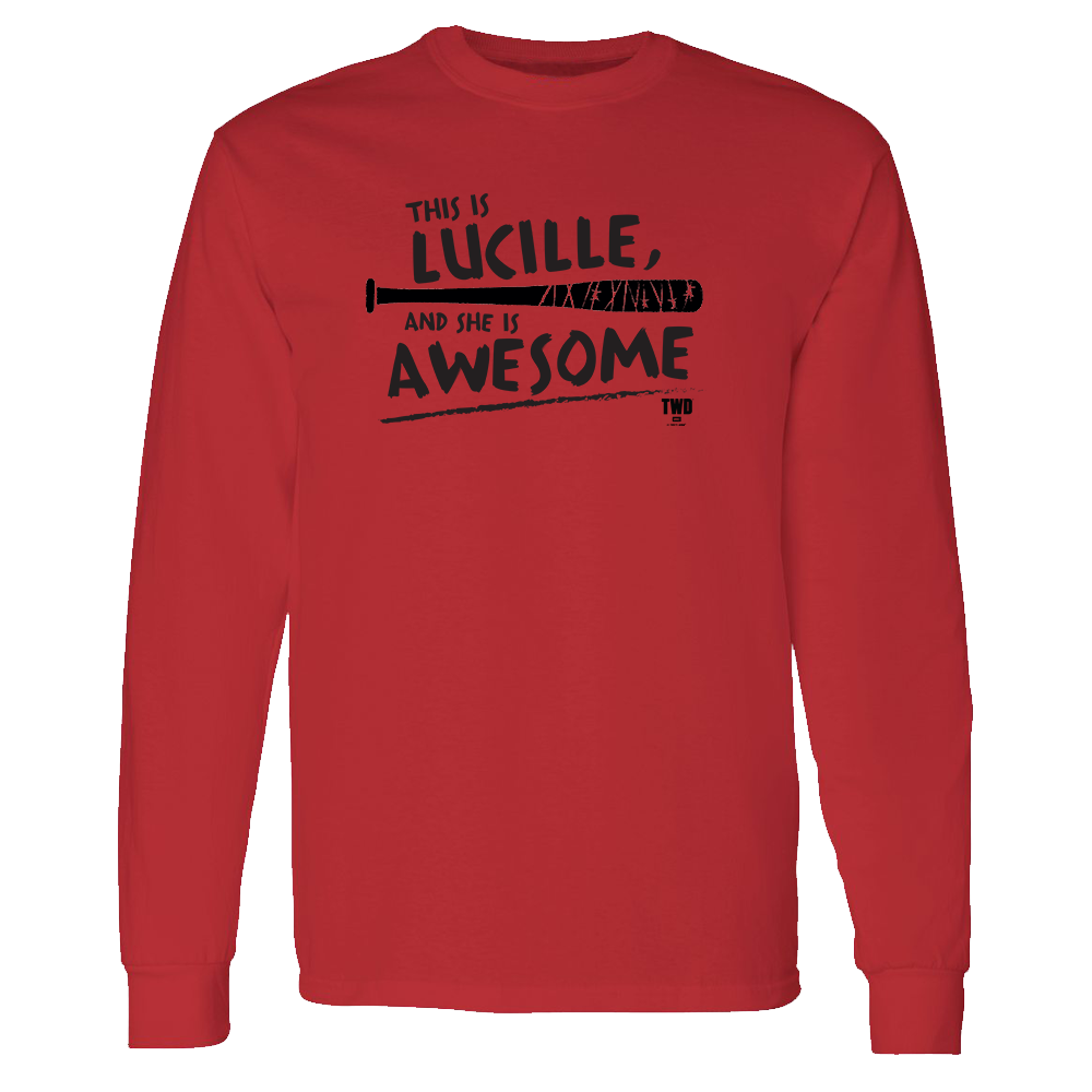 The Walking Dead Lucille Is Awesome Adult Long Sleeve T-Shirt – AMC Shop