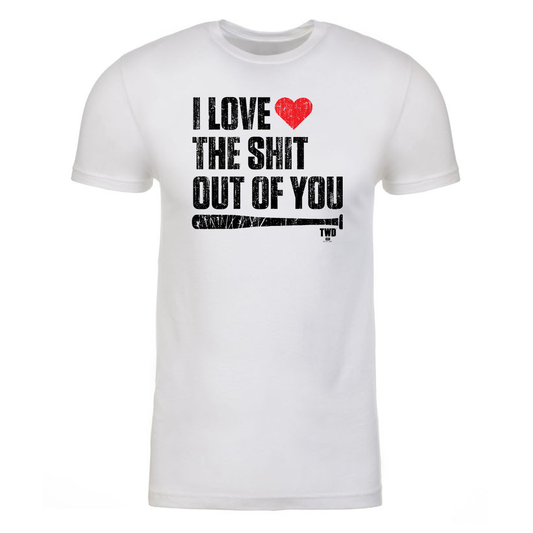 The Walking Dead Lucille Love You Adult Short Sleeve T-Shirt