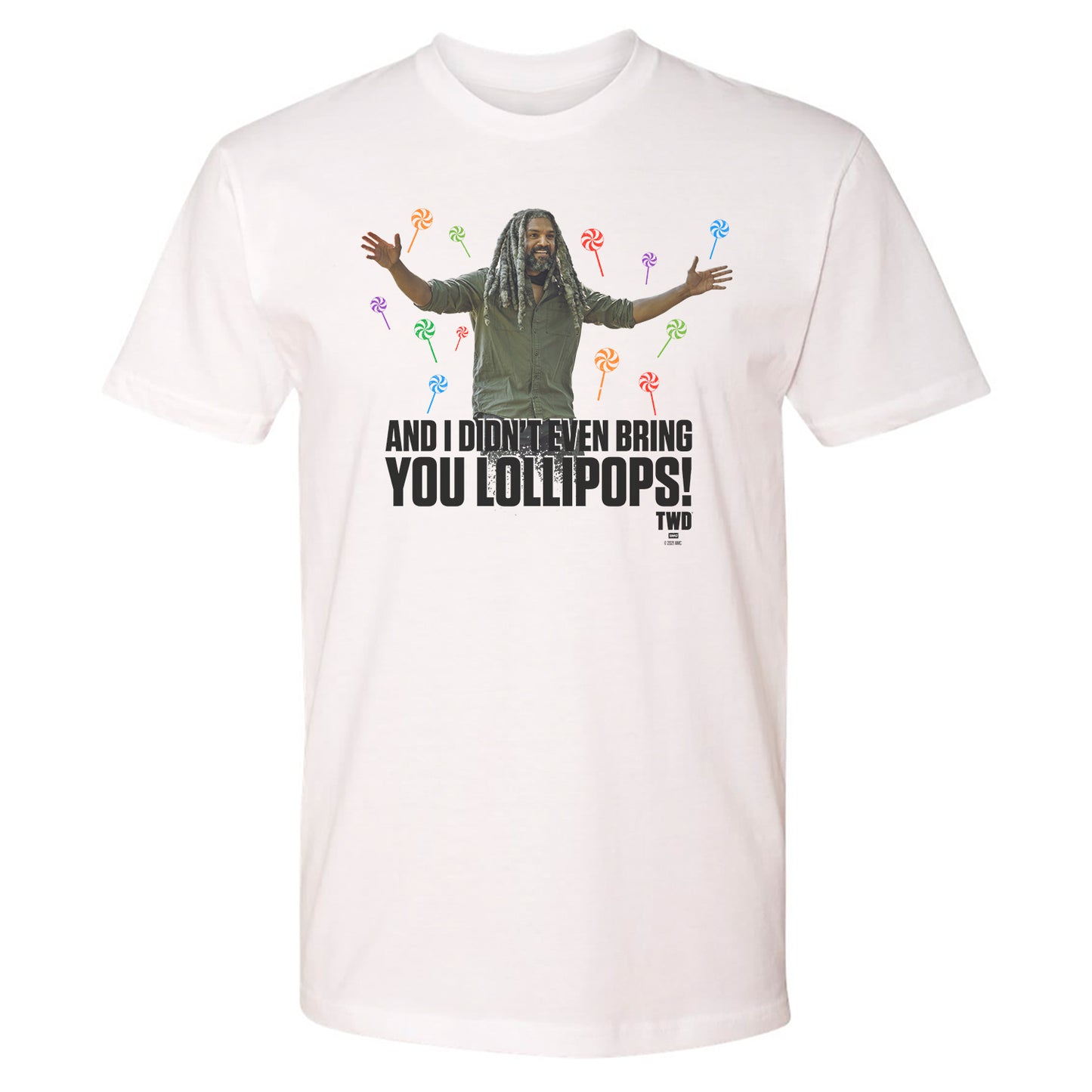 The Walking Dead Ezekiel Lollipops Adult Short Sleeve T-Shirt