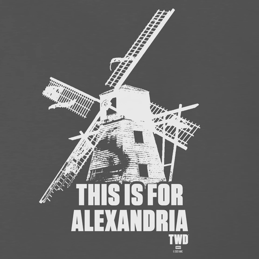 The Walking Dead This Is For Alexandria Adult Short Sleeve T-Shirt