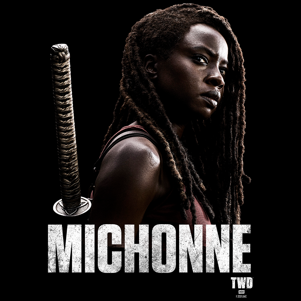 The Walking Dead Michonne Season 10  Adult Short Sleeve T-Shirt