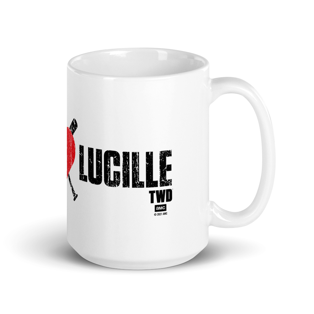 The Walking Dead Negan Heart Lucille White Mug