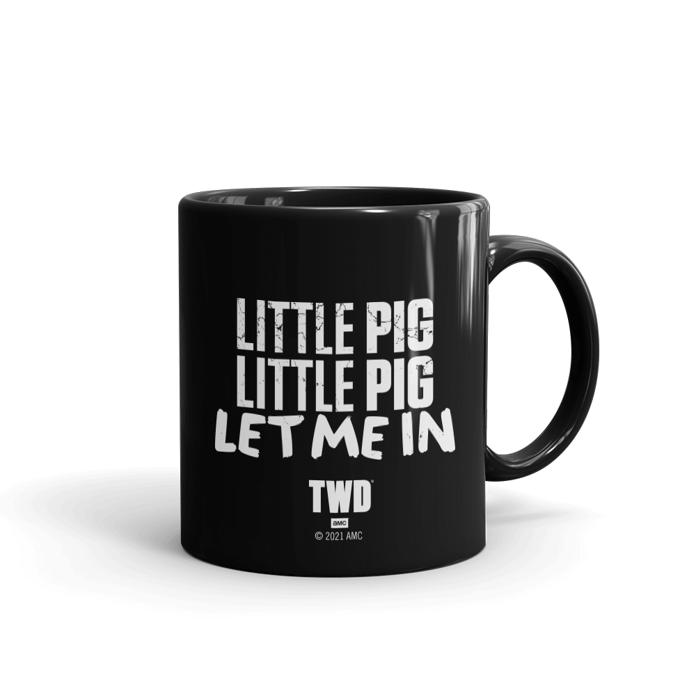 The Walking Dead Negan Little Pig Black Mug