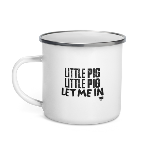 The Walking Dead Negan Little Pig Enamel Mug