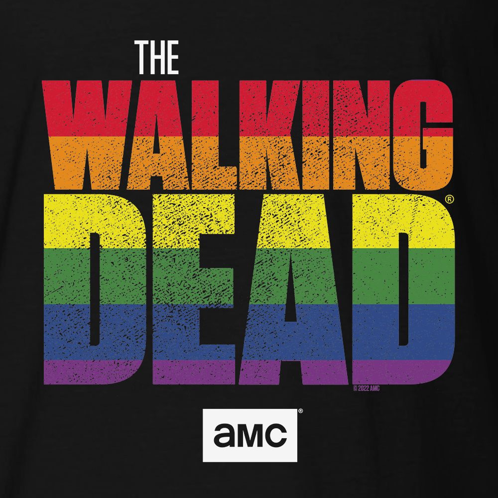 The Walking Dead Pride Logo Adult Short Sleeve T-Shirt