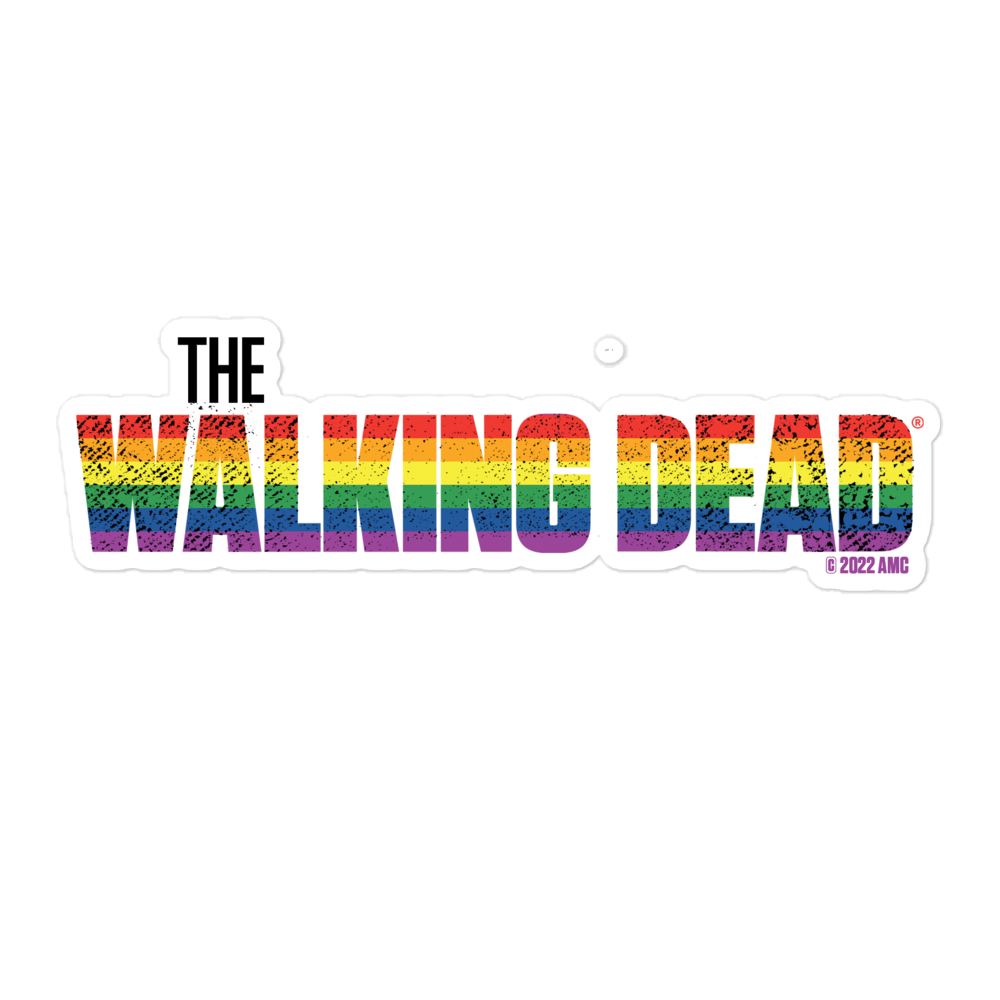 The Walking Dead Pride Logo Die Cut Sticker