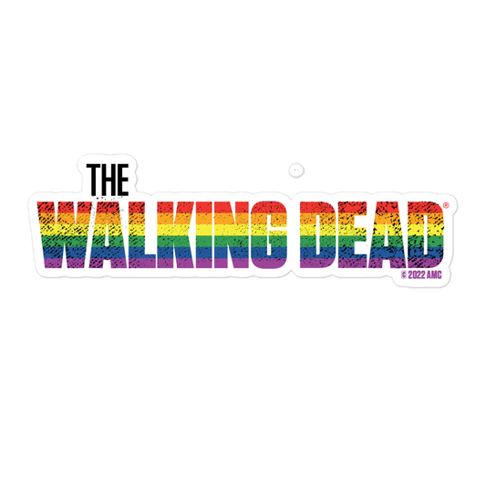 The Walking Dead Pride Logo Die Cut Sticker