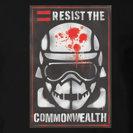 The Walking Dead Resist the Commonwealth Adult Short Sleeve T-Shirt