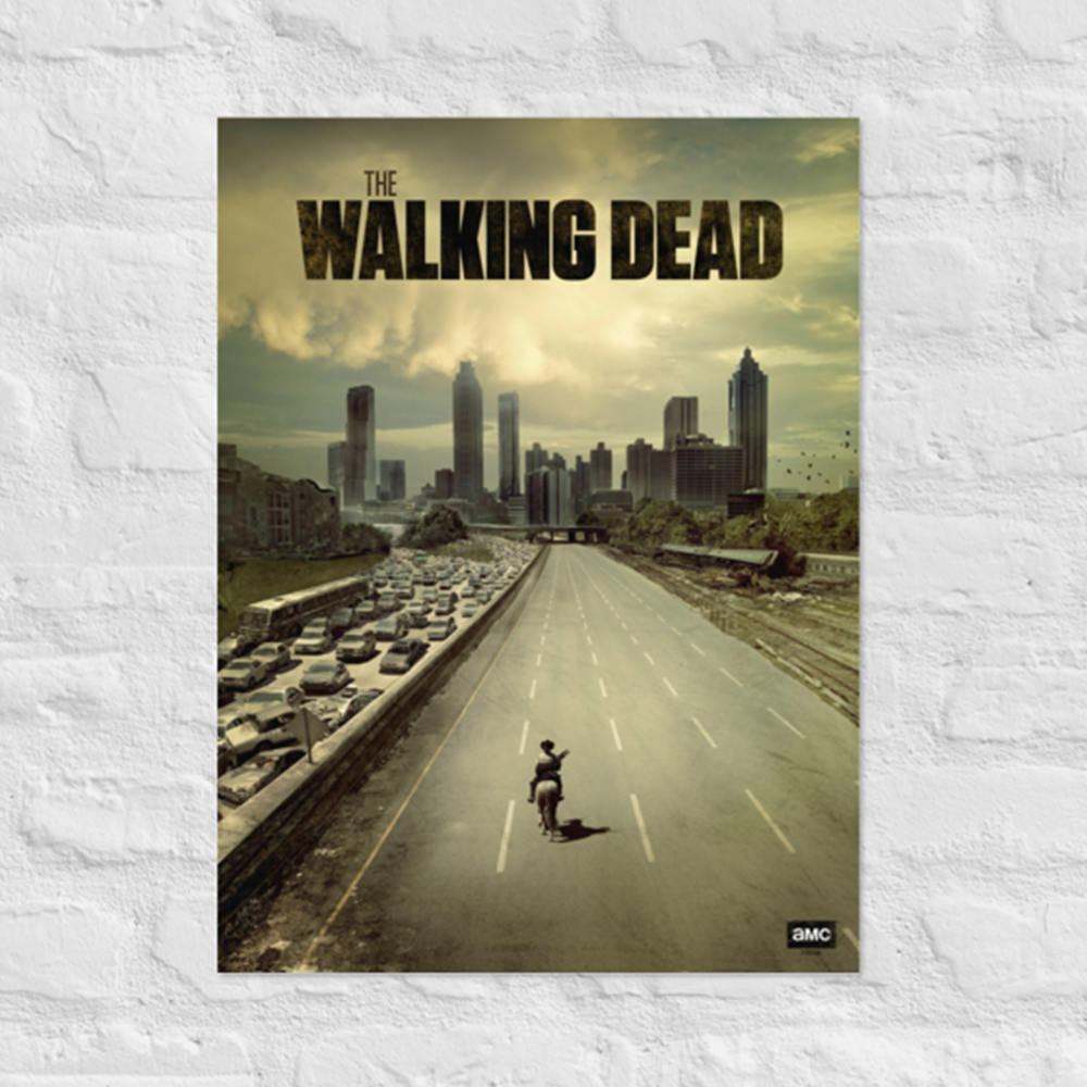 The Walking Dead Season 1 Key Art Premium Satin Poster