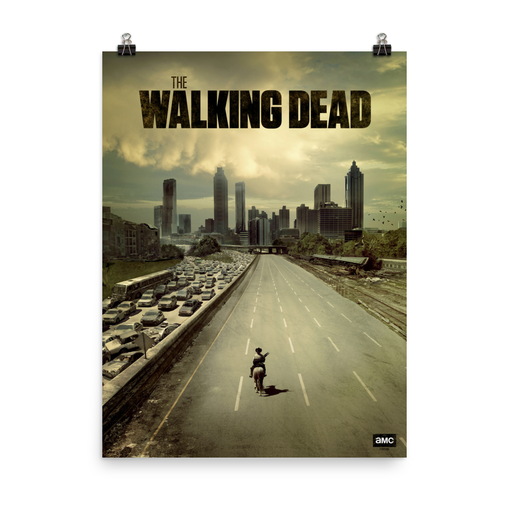 The Walking Dead Season 1 Key Art Premium Satin Poster