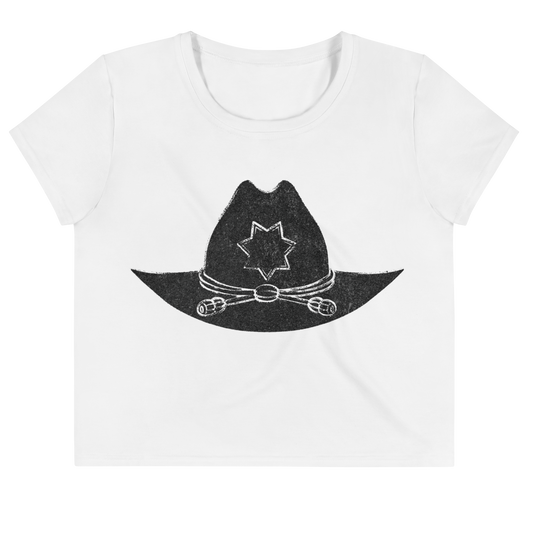 The Walking Dead Sheriff's Hat Women's Cropped Tee