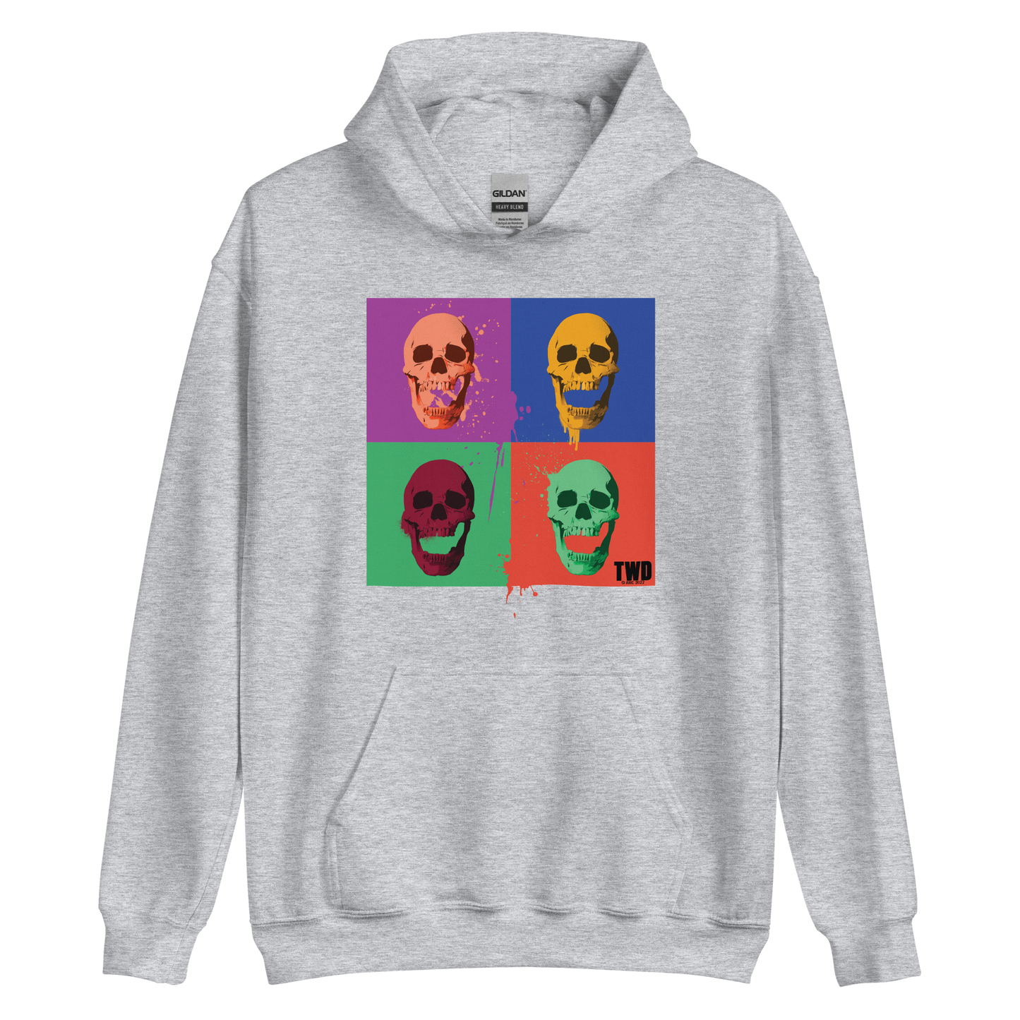 The Walking Dead Skull Pop Hooded Sweatshirt