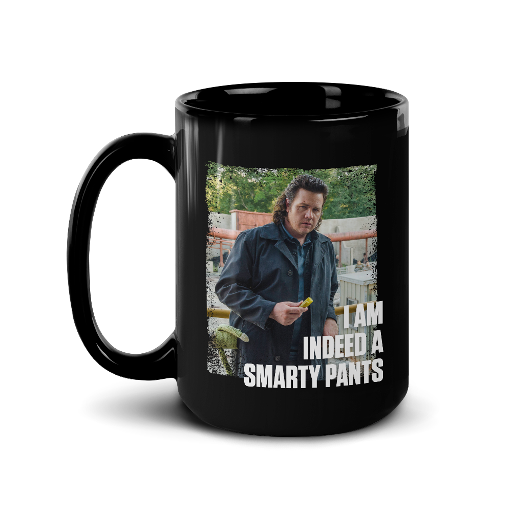 The Walking Dead Eugene Smarty Pants Black Mug