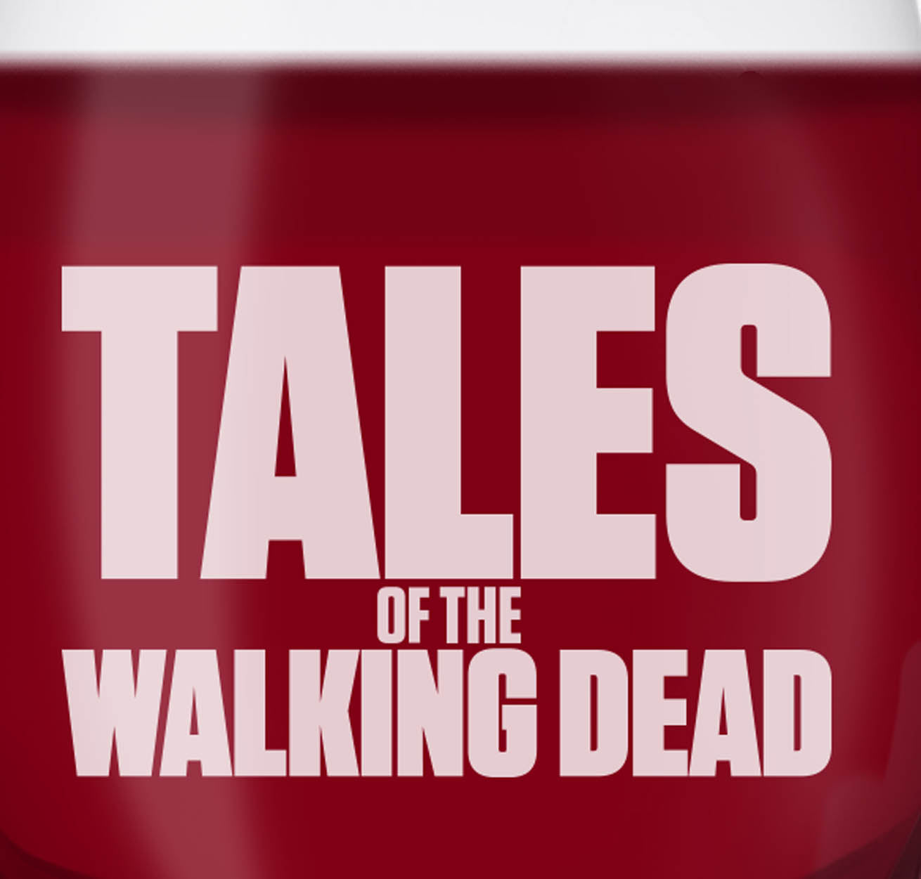 Tales of The Walking Dead Logo Laser Engraved Stemless Wine Glass