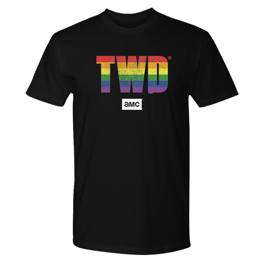 The Walking Dead TWD Pride Logo Adult Short Sleeve T-Shirt
