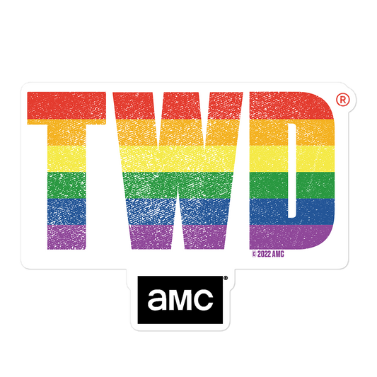 The Walking Dead TWD Pride Logo Die Cut Sticker