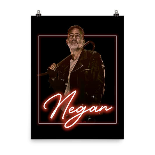The Walking Dead Vintage Negan Premium Satin Poster