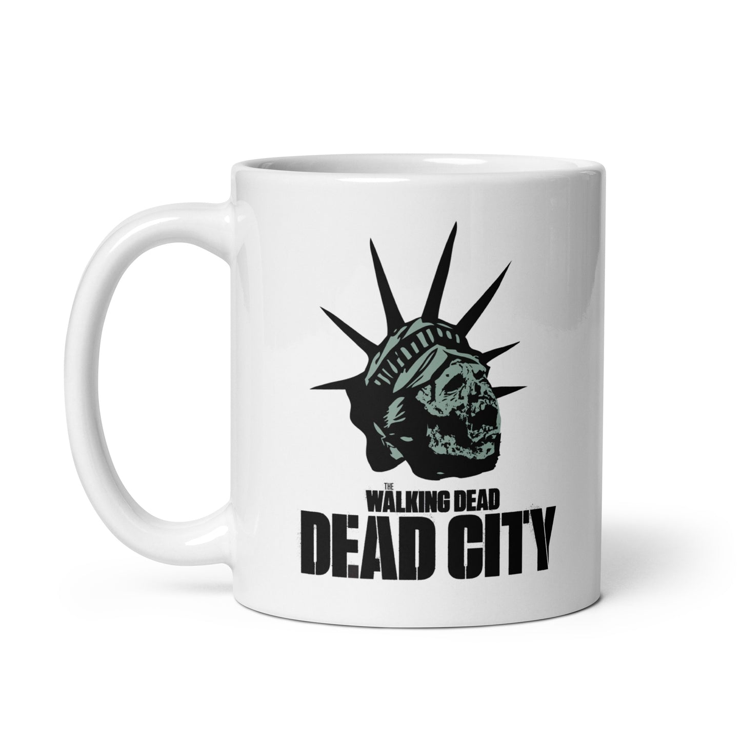 Dead City Liberty Zombie White Mug
