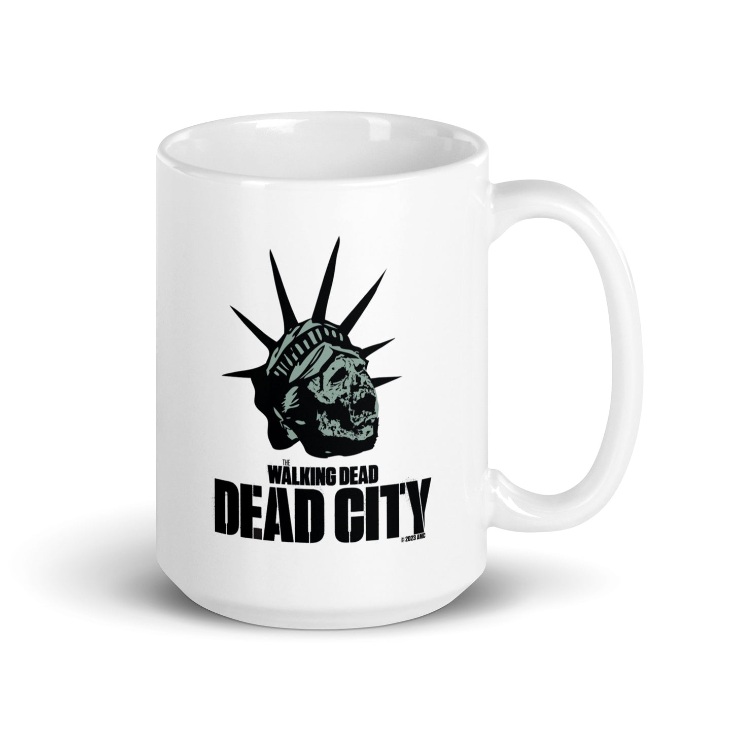 Dead City Liberty Zombie White Mug