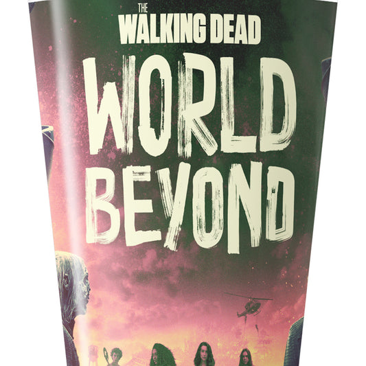 The Walking Dead: World Beyond Season 2 Key Art 17 oz Pint Glass