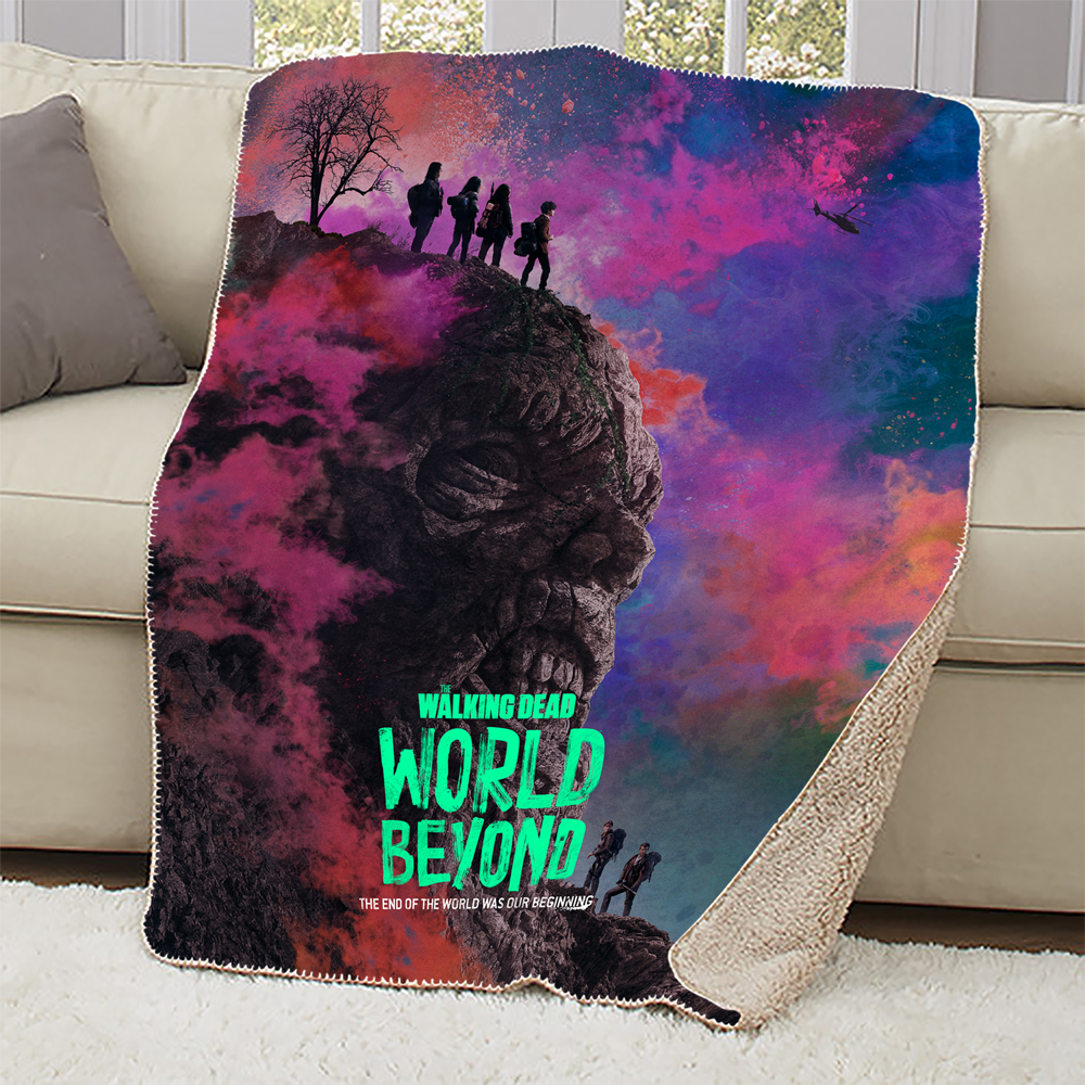 The Walking Dead: World Beyond Season 1 Art Sherpa Blanket