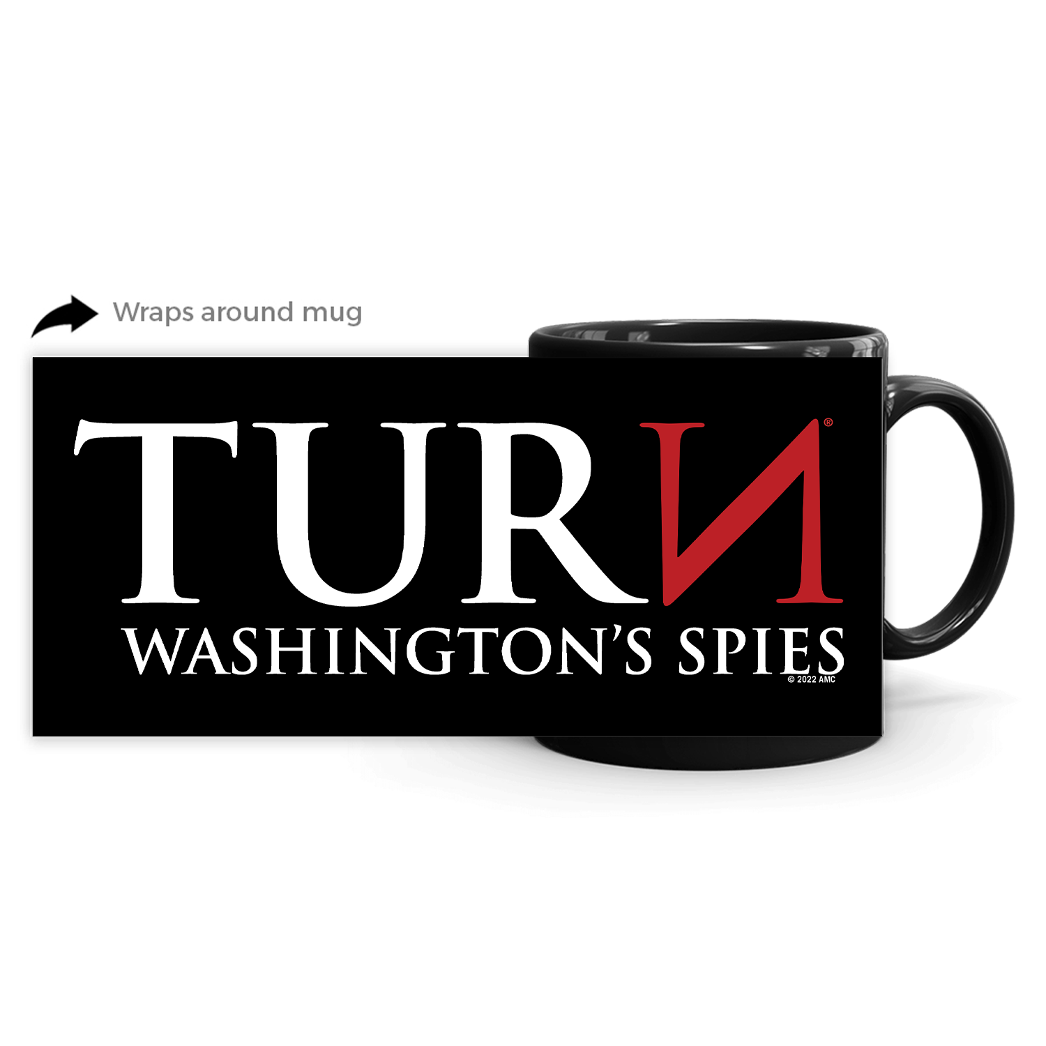 Turn: Washington's Spies Logo Black Mug