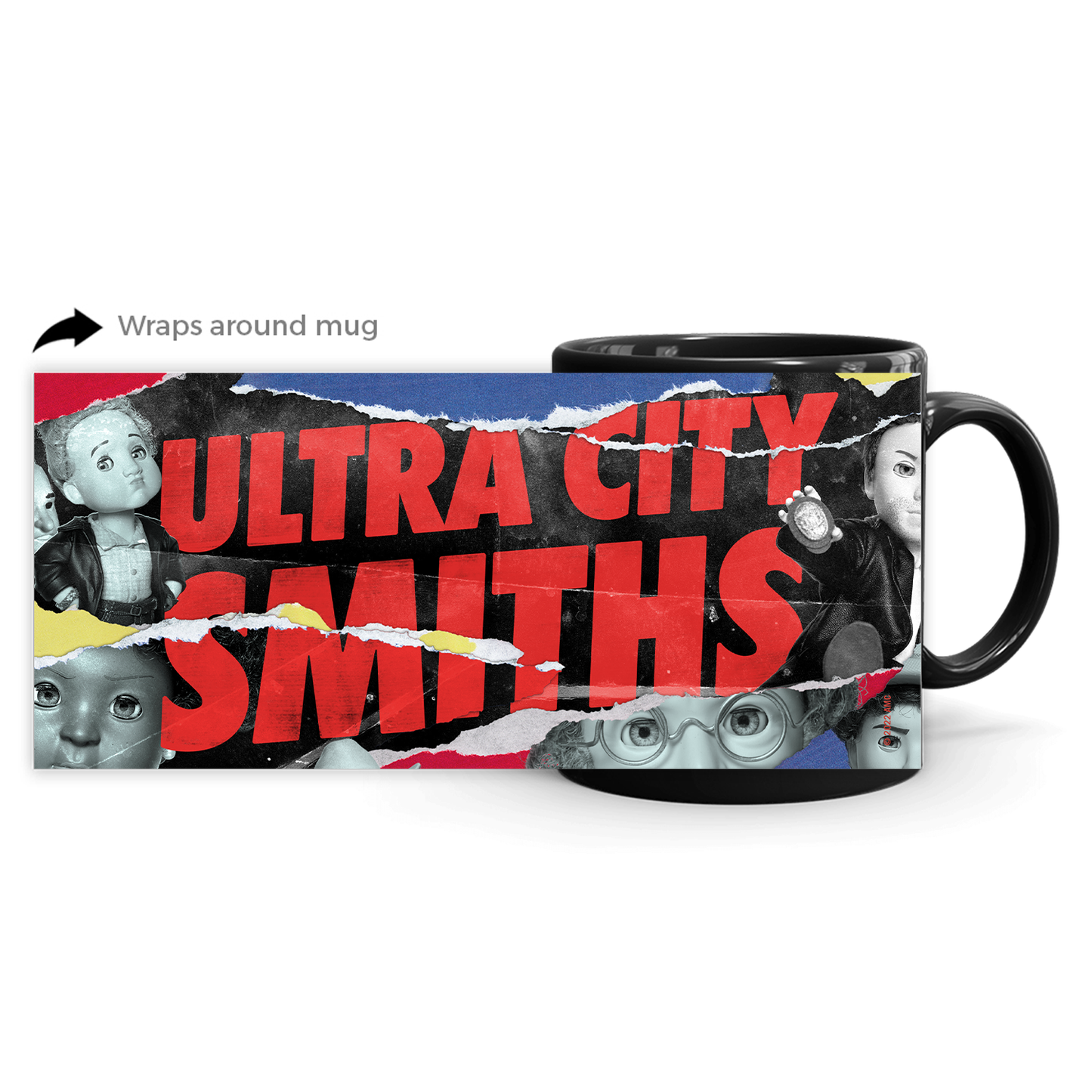 Ultra City Smiths Key Art Black Mug