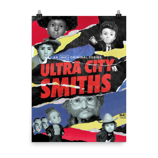 Ultra City Smiths Key Art Premium Satin Poster