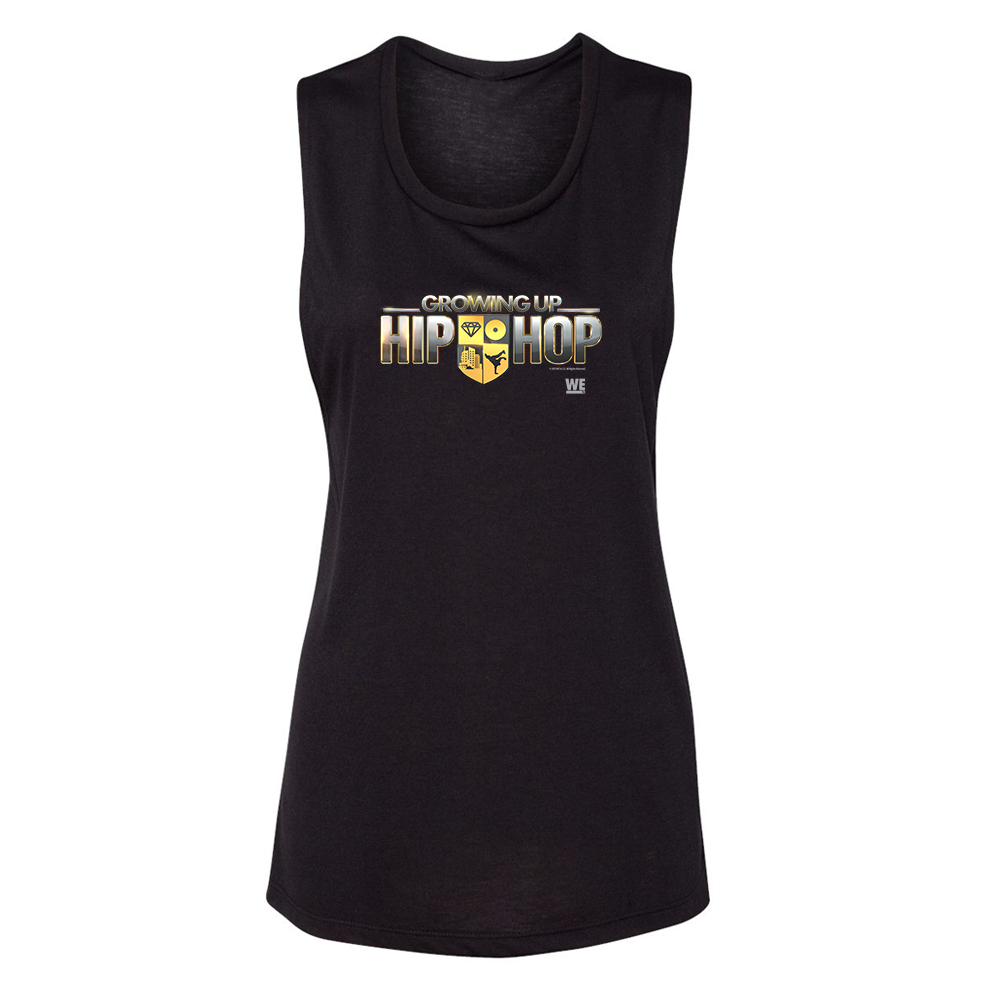 Growing Up Hip Hop Logo Women's Muscle Tank Top