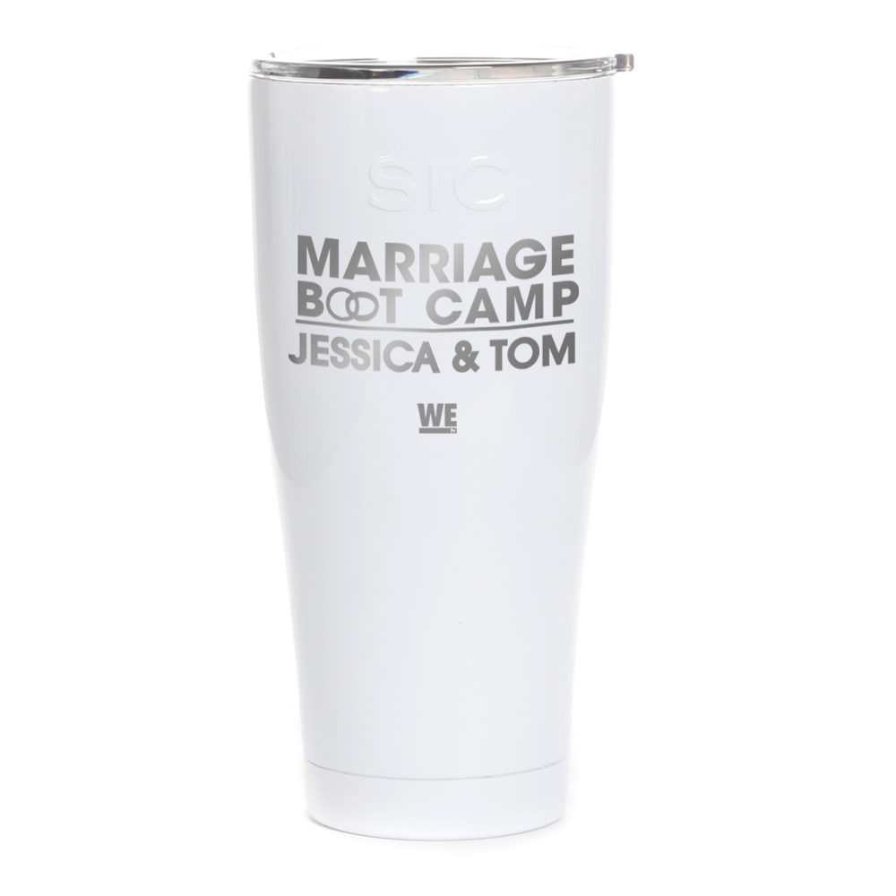 Marriage Boot Camp Logo Personalized Laser Engraved SIC Tumbler