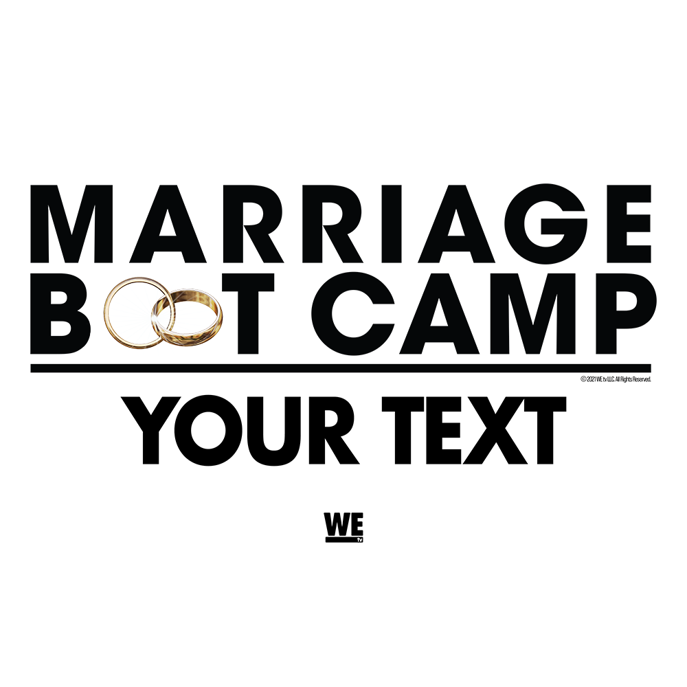 Marriage Boot Camp Logo Personalized Adult Tank Top