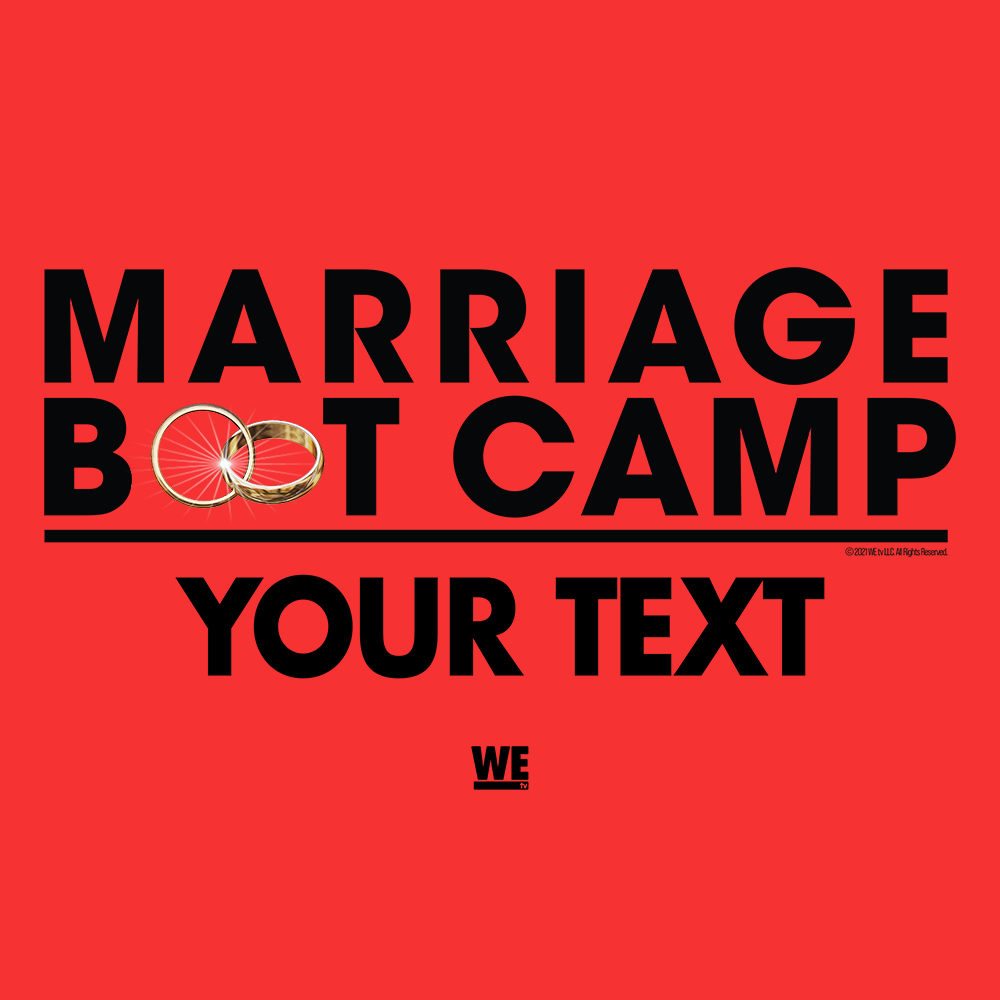 Marriage Boot Camp Logo Personalized Adult Long Sleeve T-Shirt