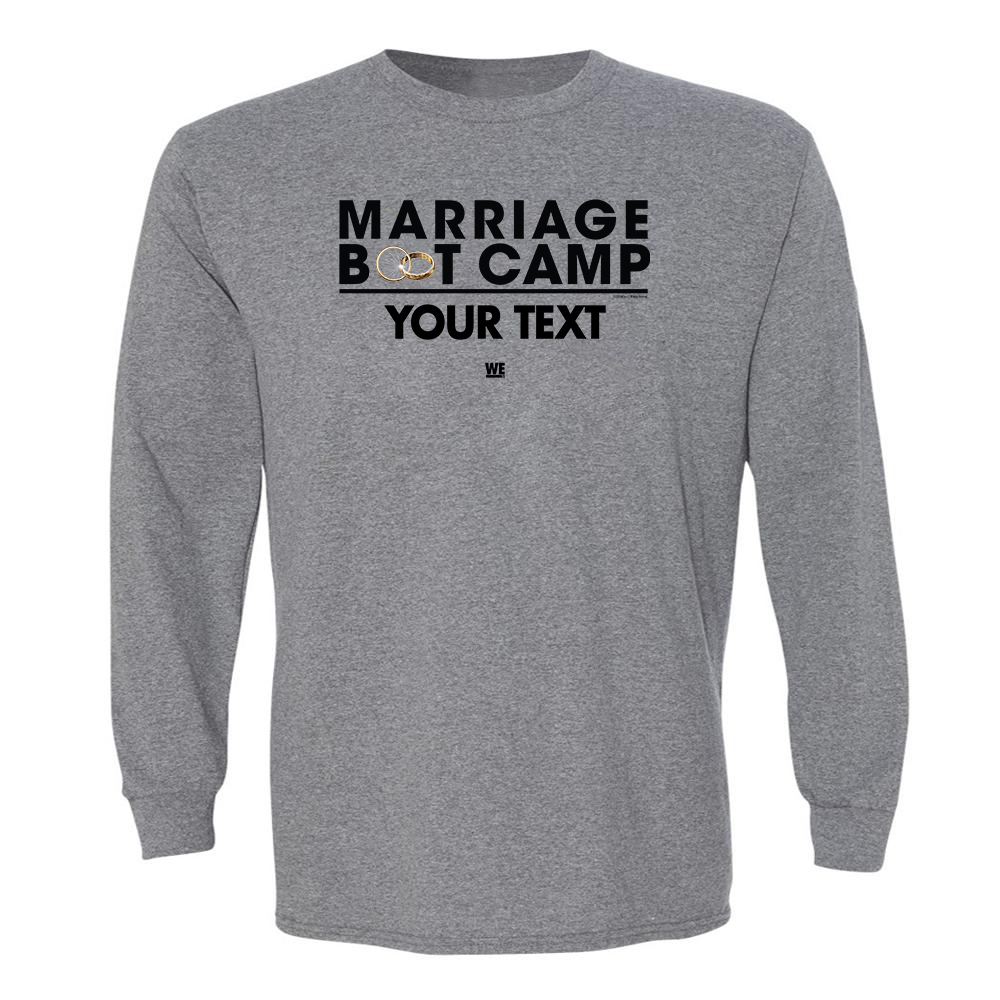 Marriage Boot Camp Logo Personalized Adult Long Sleeve T-Shirt