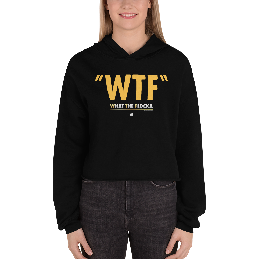 Waka & Tammy WTF Logo Women's Fleece Crop Sweatshirt